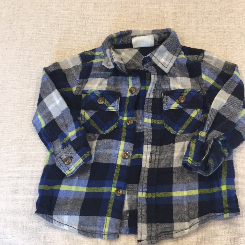 12-18 month flannel shirt